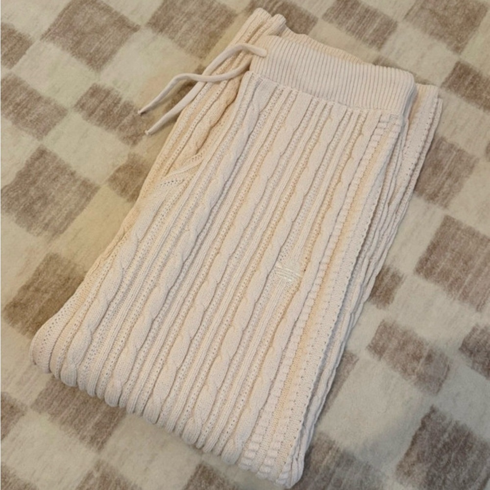 Adidas Off-White Cable Knit Pants